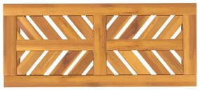 tömör akácfa kerti pad 80 cm