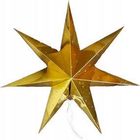 Csillag Fényes 3D karton karácsony csillag 45 CM