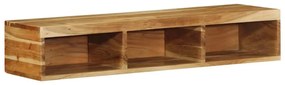 tömör akácfa falra szerelhető TV-szekrény 100x30x19 cm