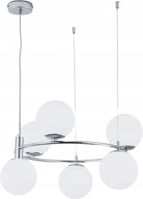 FĂŒggĆlĂĄmpa Mennyezeti CsillĂĄr Gömbök ezĂŒst Modern Led tejfehĂ©r