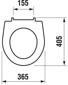 JIKA H8933803000631 - WC-ülőke LYRA duroplaszt/fehér