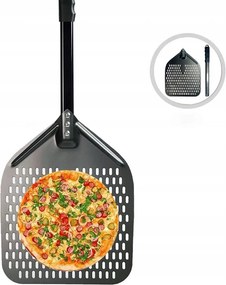 Pizzalapát Perforált Alumínium 72*30cm Négyzet Alakú