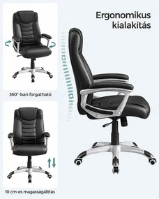 Ergonomikus irodai szék, állítható magasságú forgószék