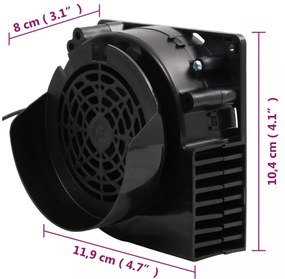LED-es fényfüzér 66 LED-del és légfúvóval 660 cm