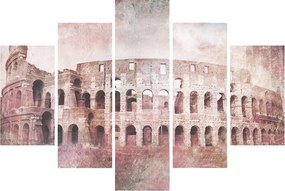 Kép - Vintage képeslap a városról N⁰2 (150x105 cm)