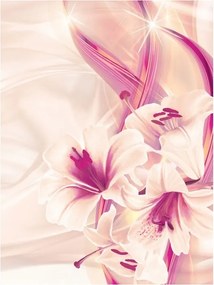 Tapéta Liliomok Absztrakt finomság vinil 184x254 Modern otthon +ragasztó