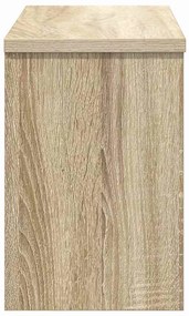 Fali Kabáthorog polcokkal sonoma tölgy 50 x 20 x 30 cm Faanyag