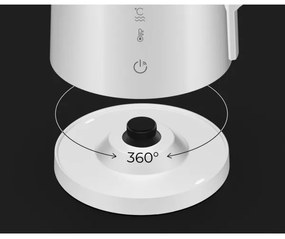 AENO okos vízforraló LED kijelzővel, 1,7 l, 2200W/230V, fehér