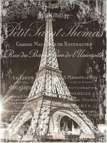 Flizelin fotótapéta Eiffel-torony Párizs retro Franciaország 184x254 +ragasztó