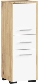 Fürdőszoba szekrény Fulgor 2D 1SZ (artisan tölgy + fehér). 1117563