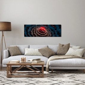 Az absztrakció képe (órával) (90x30 cm)