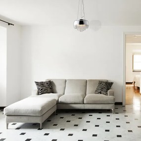 LED Csillár zsinóron LUNA 1xE14/40W/230V