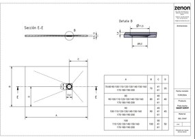 Smart Korvit Cobalt zuhanytálca_90X90