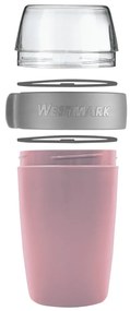 Westmark kétrészes uszonnás doboz, 700 ml, rózsaszín