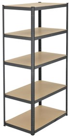 Juskys Polc 200x100x60 cm - szürke