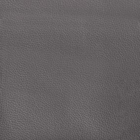 szürke műbőr Chesterfield kanapéfotel