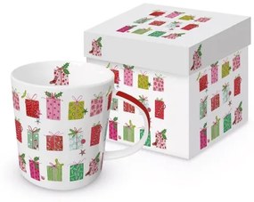 Karácsonyi porcelán bögre díszdobozban Gifts