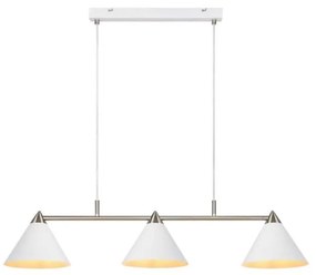 Markslöjd 108075 - Csillár zsinóron KLINT 3xE14/40W/230V fehér