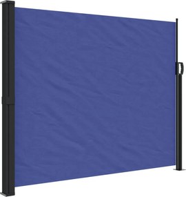 vidaXL kék behúzható oldalsó napellenző 160 x 600 cm