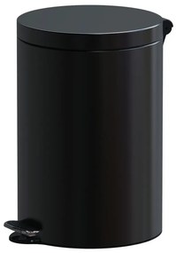 Léptetős szemetes, 20 l, fekete