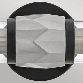 Hinkley lighting klasszikus fali lámpa ellison fekete nikkel átlátszó elshk-ellison2-bk-bn IP44