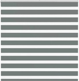 vidaXL zebrafüggönnyel sötét szürke szövetszélesség 140,9cm poliészter