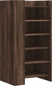 vidaXL barna tölgy színű szerelt fa cipőszekrény 52 x 37,5 x 100 cm