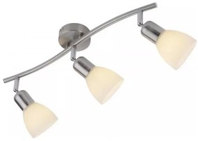 JUST LIGHT. 11953-55 - KARO spotlámpa 3xE14/40W/230V matt króm