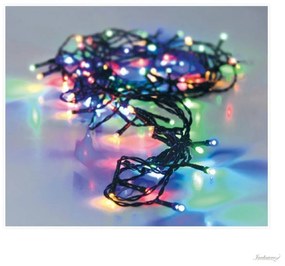 Kültéri karácsonyi fénydekoráció, 120 LED-el, 300 cm, színes fény