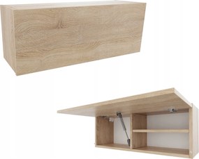 Fürdőszoba szekrény Ora 80 cm akasztós szekrény sonoma tölgy Fogantyú Nélküli