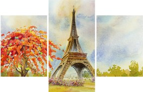 Festett kép az Eiffel-torony (90x60 cm)