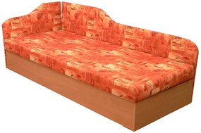 Egyszemélyes ágy (dívány) 80 cm Eda 4/2 (habszivacs matraccal) (B). 774111
