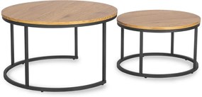 Dohányzóasztal szett Aranytölgy színben DELIA MAX