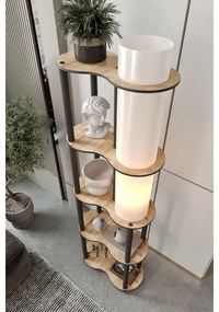 Polcos állólámpa NOTO 1xE27/40W/230V bézs/fekete