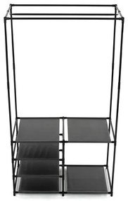 Fekete Fém Ruhafogas. GD-172 BK