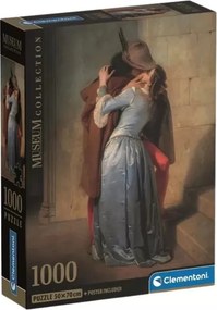 Művészet A csók Hayez 1000 db-os Compact puzzle Clementoni