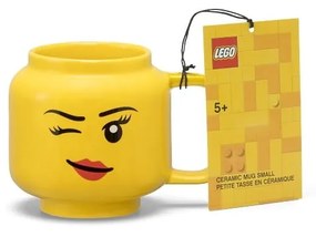 Sárga kerámia gyerek bögre 255 ml Head – LEGO®