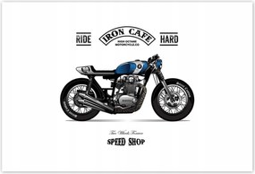 Poszterek 155x105 Motorkerékpår Antik Vintage