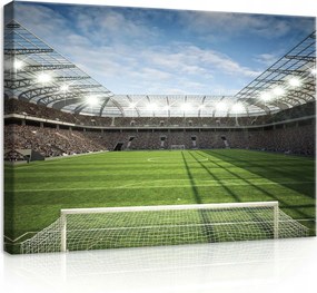Vászonkép 70x50 Stadion focipálya lelátó sport verseny építészet