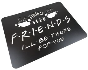 Vidám Fal Fából készült fali dekoráció Jóbarátok Friends