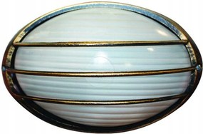 Aca Lighting kültéri fali lámpa IP44 fekete-arany HI5074GB