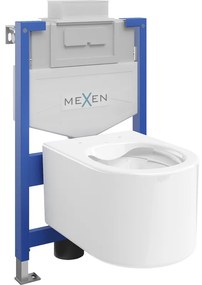 Mexen Fenix XS-U, rejtett modul és függesztett WC Sofia, fehér, 6853354XX00