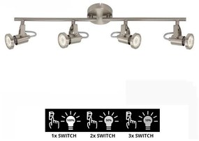 Briloner 2712-042 - LED Dimmelhető spotlámpa SEMPLICE 4xGU10/5W/230V