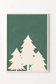 Tömörfa falikép, 33×48 cm – Nwyearmdl12