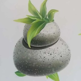 Zen dekorációs falmatrica 32x69cm