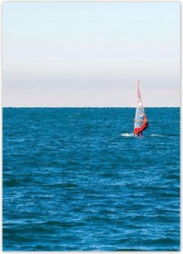 Poszterek 50x70 Windsurfer trieste tenger