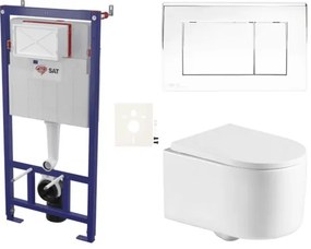 Fali WC szett SAT előtétfalas szereléshez SIKOSSREX7221K