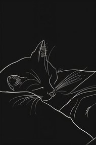 Poszter 30x45cm Éjszakai nyugalom