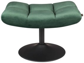 Bar zöld bársony lábtartó - Dutchbone