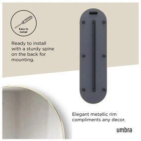 Fali-álló tükör 46x157 cm Hubba – Umbra